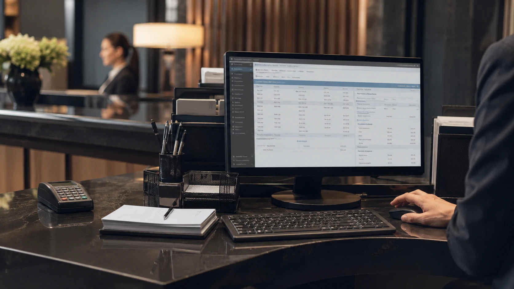 Sistema de facturación y administración utilizado en un hotel